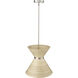 Jaycen 1 Light 13.62 inch Brushed Nickel Indoor Pendant Ceiling Light